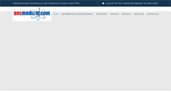 Desktop Screenshot of ancmedical.com